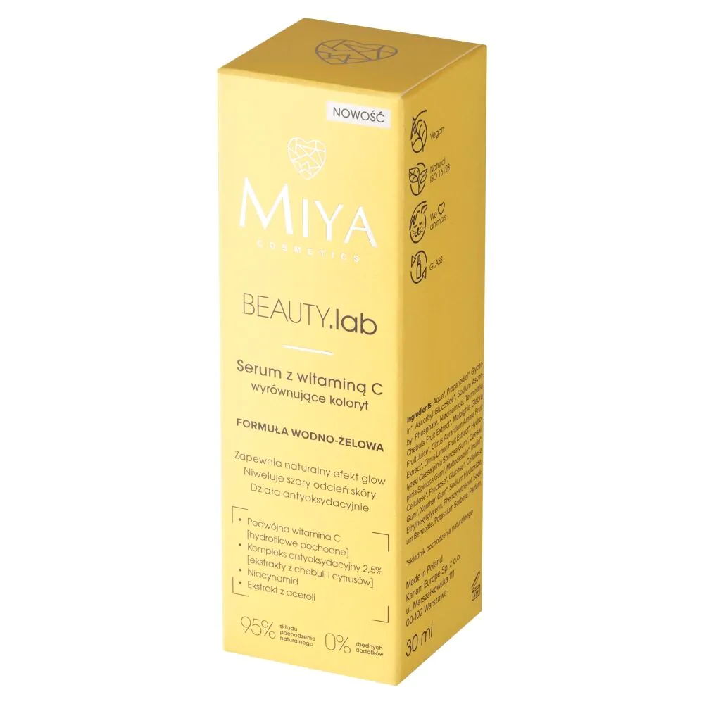Miya BEAUTY.lab Wit.C - vitamino C serumas odos tonui išlyginti 30 ml