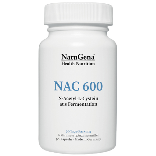 NAC 600 N-Acetyl-L-Cystein aus Fermentation Kaps.  90 St  Kapseln