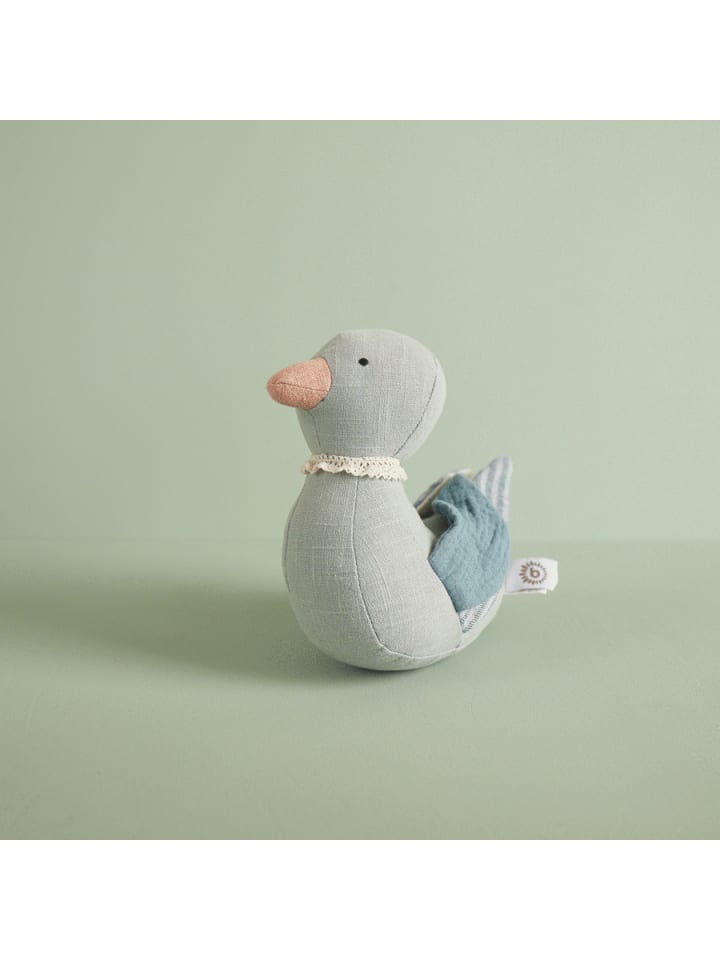 Bieco Spielwaren Kuscheltier aus Leinen & Musselin Ente - ab Geburt in Blau günstig kaufen onesize