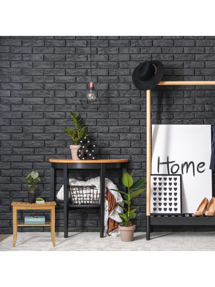 relaxdays Badhocker in Natur - (B)48 x (H)45,5 x (T)25 cm günstig kaufen onesize