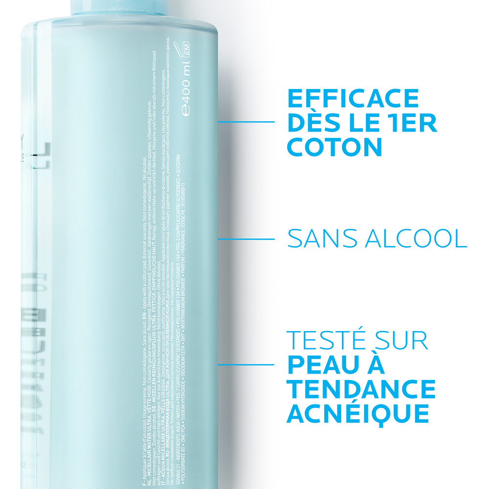 La Roche-Posay Effaclar Eau Micellaire Purifiante Nettoyant & Démaquillant