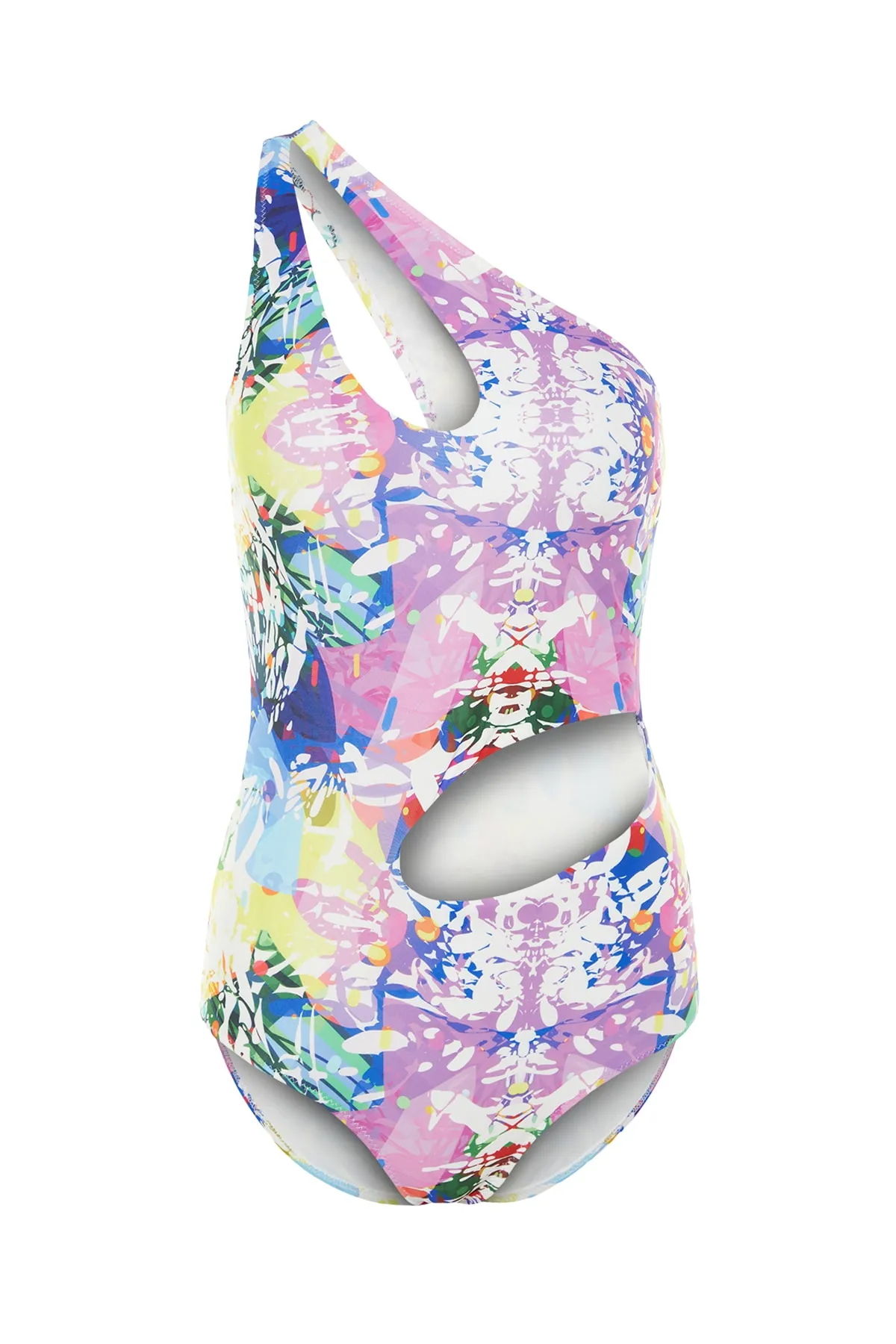 Trendyol Collection  Badeanzug - Rosa - Tropisch