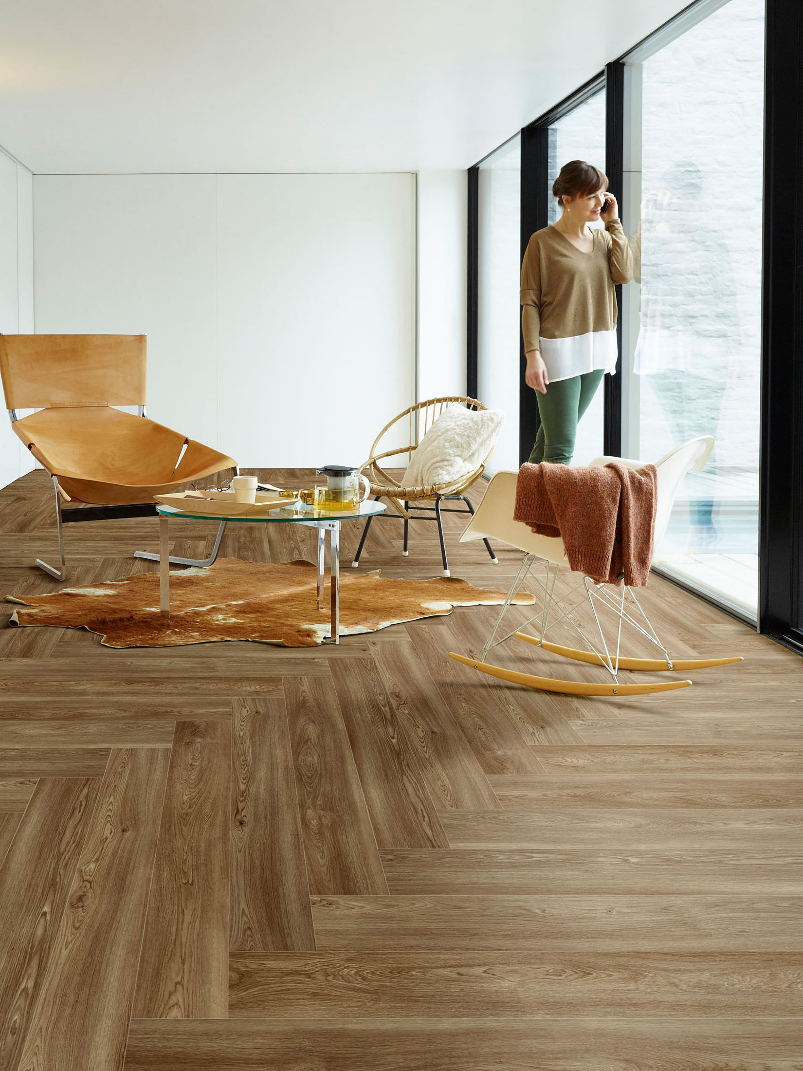 Exquisite Vinylboden, Eiche Dunkel 663d