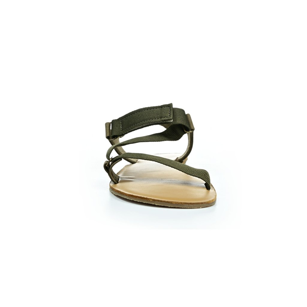 Be Lenka Flexi Olive Green Barfußsandalen