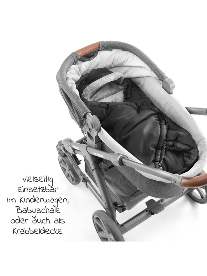 Zamboo Einschlagdecke für Babyschale (Maxi-Cosi, Cybex, Hauck, in schwarz günstig kaufen onesize