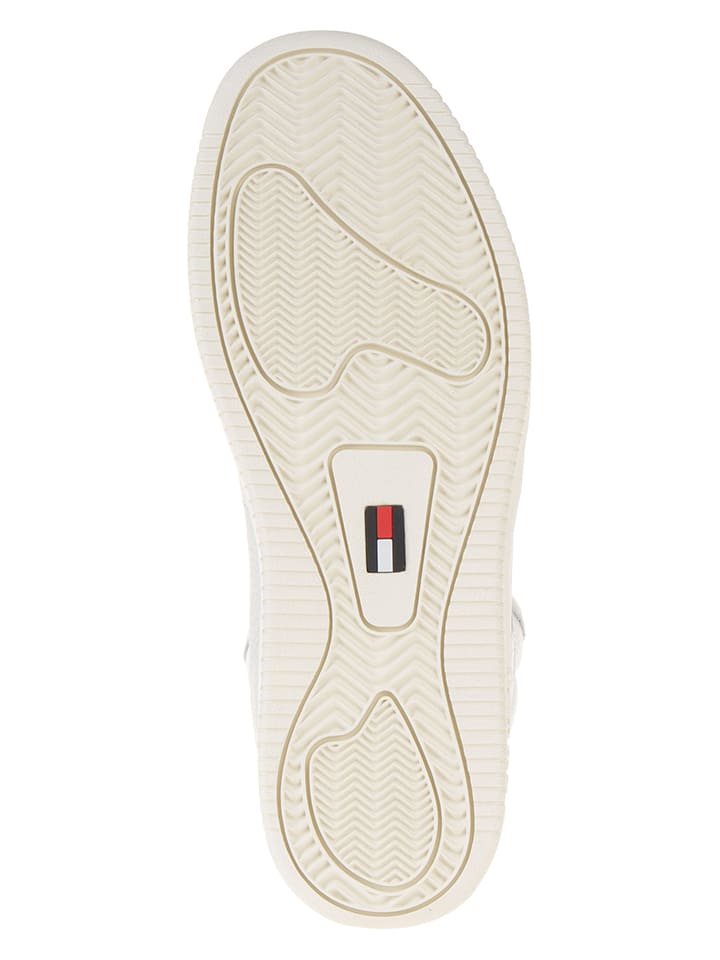 Tommy Hilfiger Shoes Leder-Sneakers in Creme günstig kaufen 40