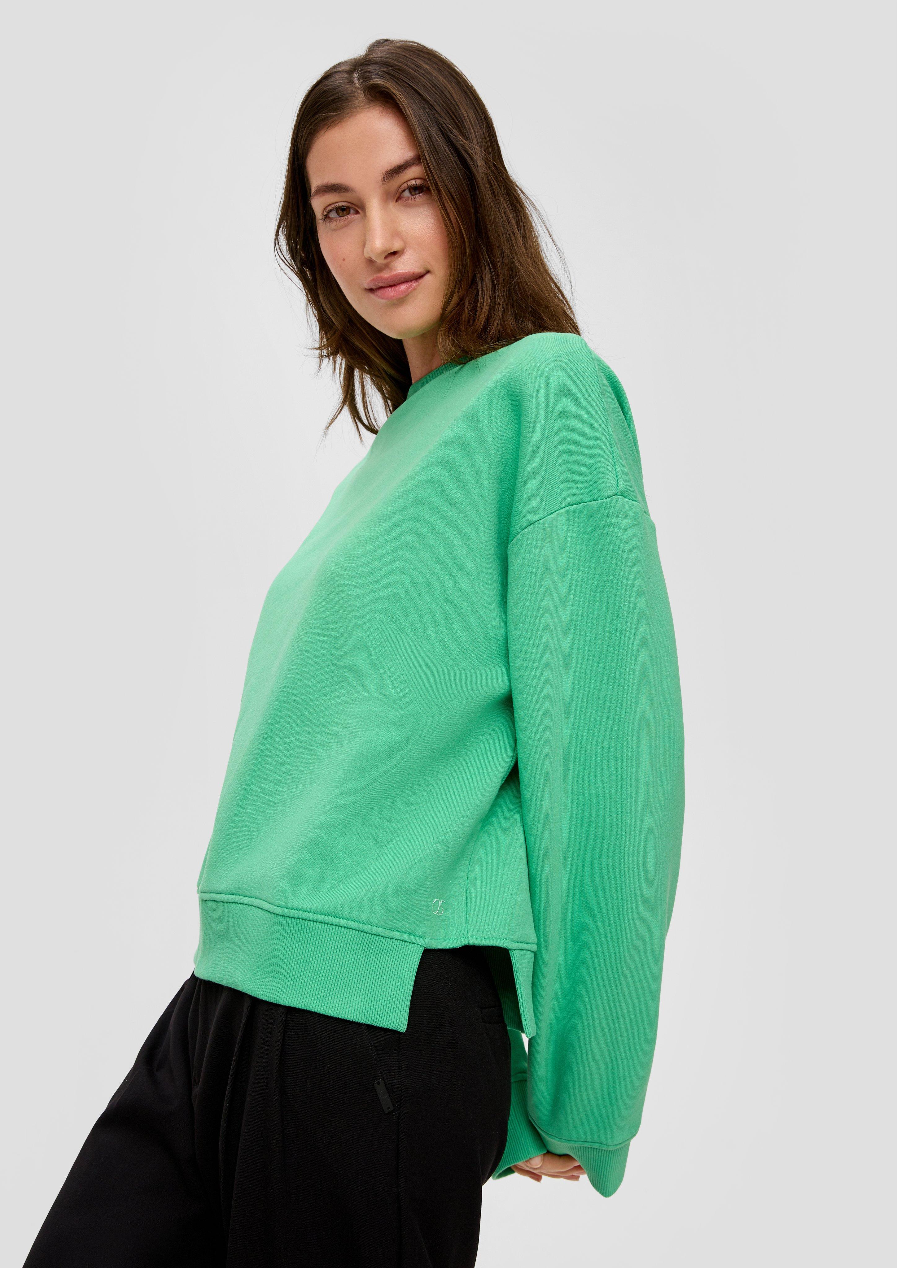 Sweatshirt mit seitlich offenem Saum  2138469-7306