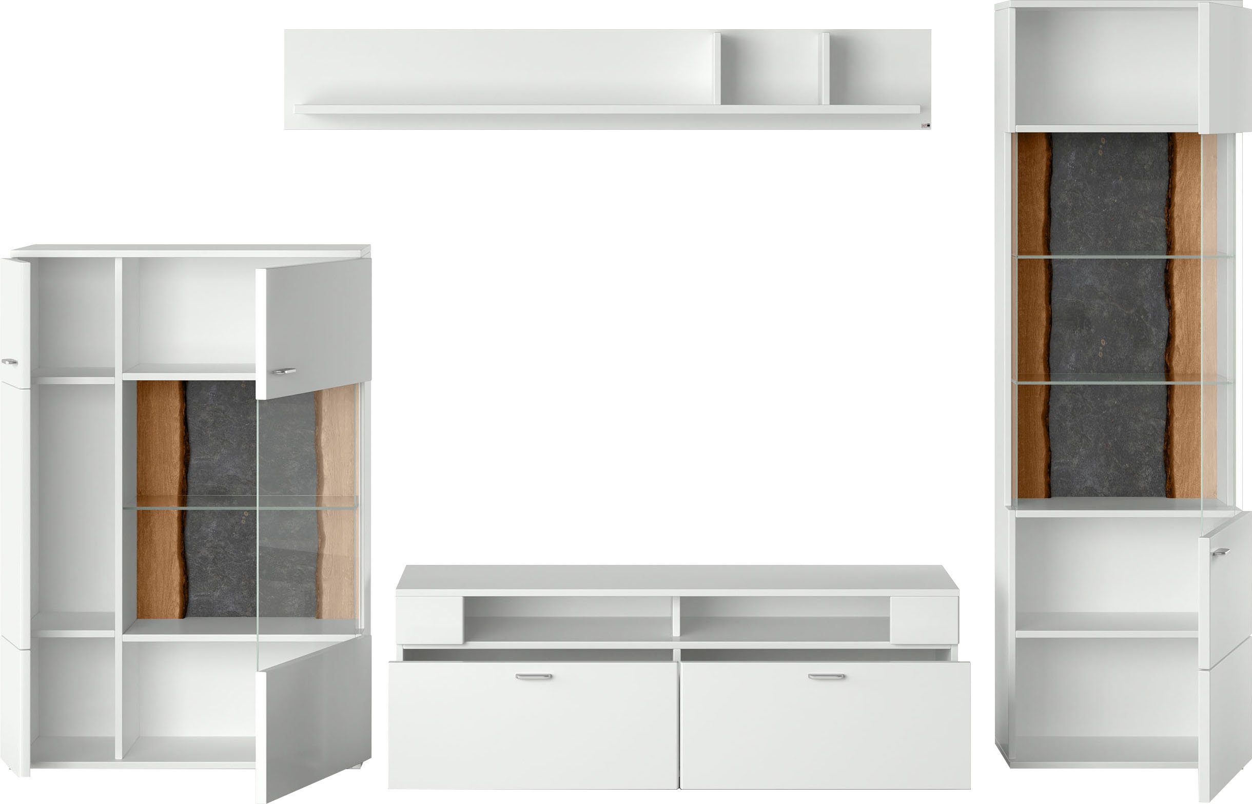 set one by Musterring Wohnwand TACOMA, (Set, 4-St), Typ 52, mit Wandboard