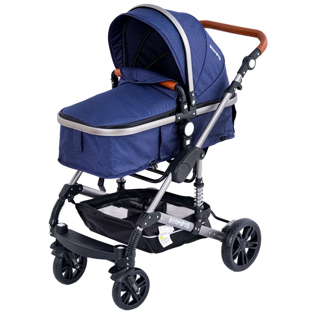 Barmøya 3 in 1 Kombi-Kinderwagen Komplettset navy