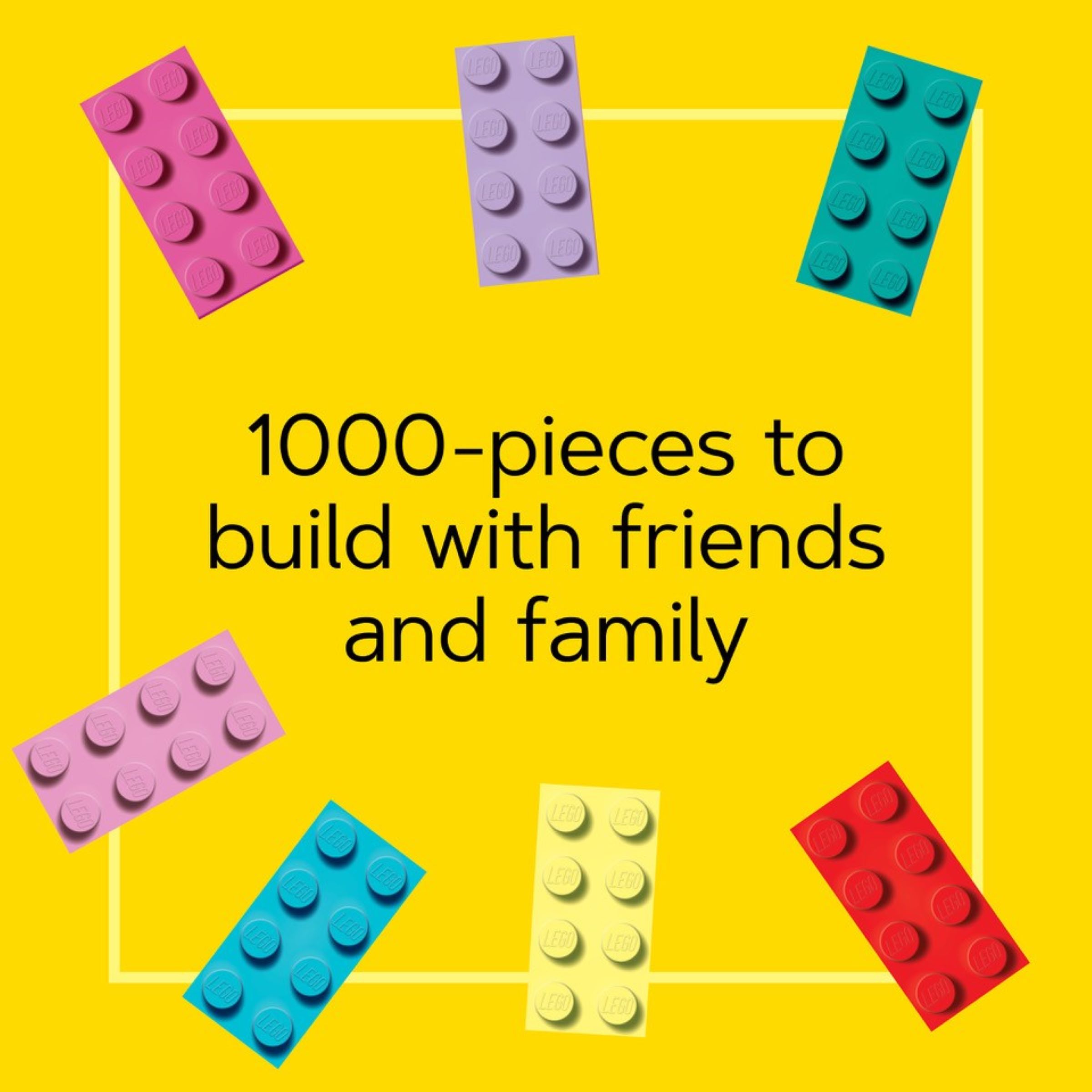 Minifigure Rainbow 1,000-Piece Puzzle 5007643