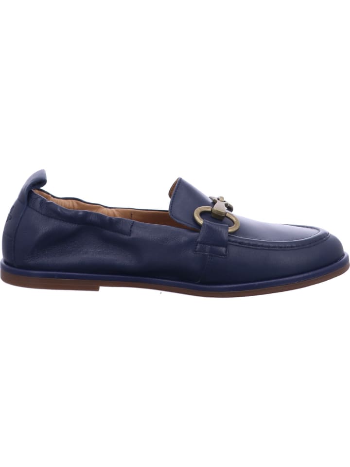 Marc O'Polo Damen Slipper Leather Working Group Gold / LOAFER in Blau günstig kaufen