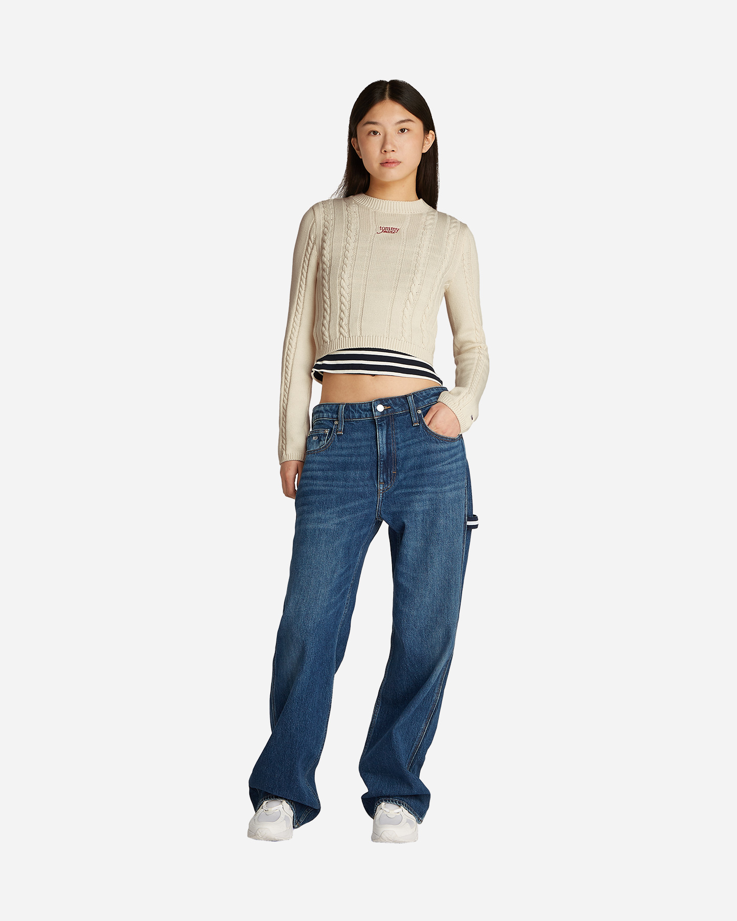 Maglione Tommy Hilfiger Logo Script W DW0DW20256-YBH