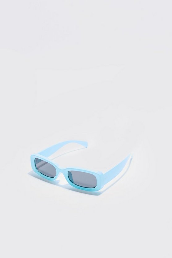 Klobig eckige Plastik-Sonnenbrille