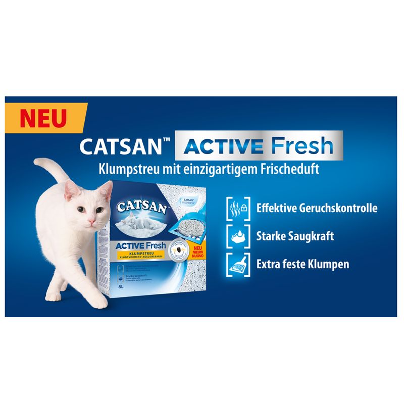 Catsan Active Fresh Klumpstreu zu TOP-Preisen