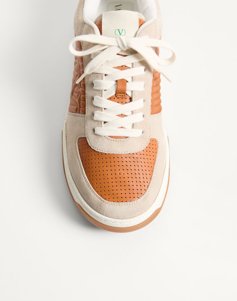Baskets Sparry en cuir Crust et Nappa