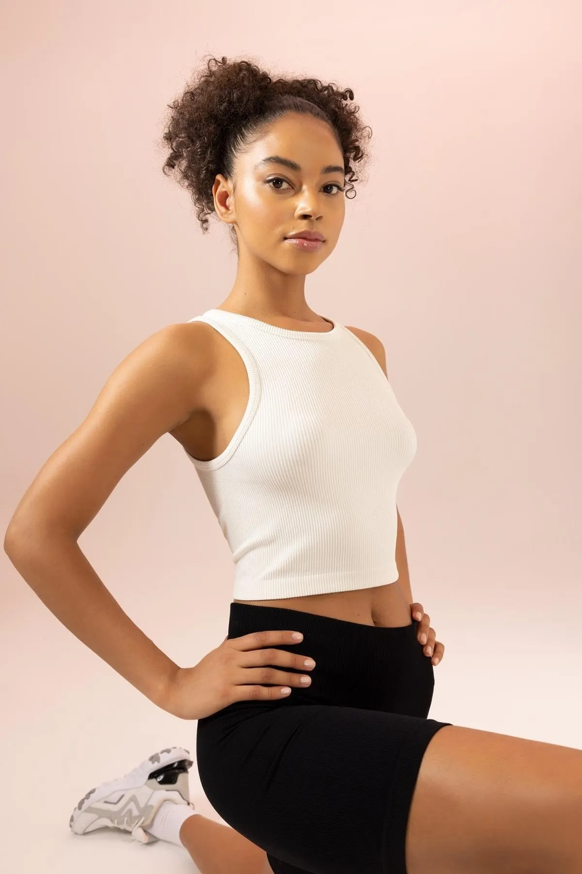 DeFacto  Fit Seamless Crew Neck Seamless Athlete Y8435az23hs
