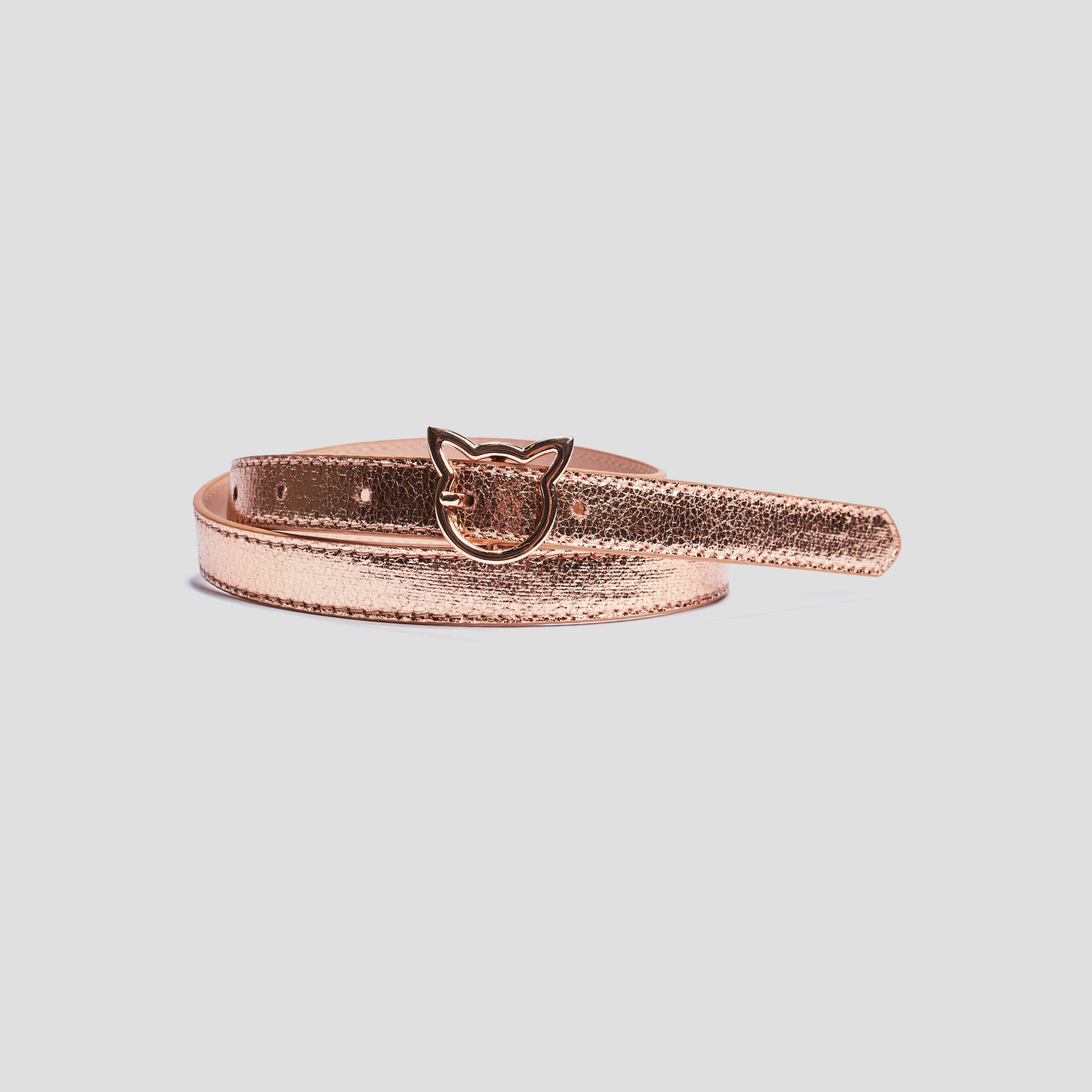 Ceinture métallisée rose fille | La Halle
