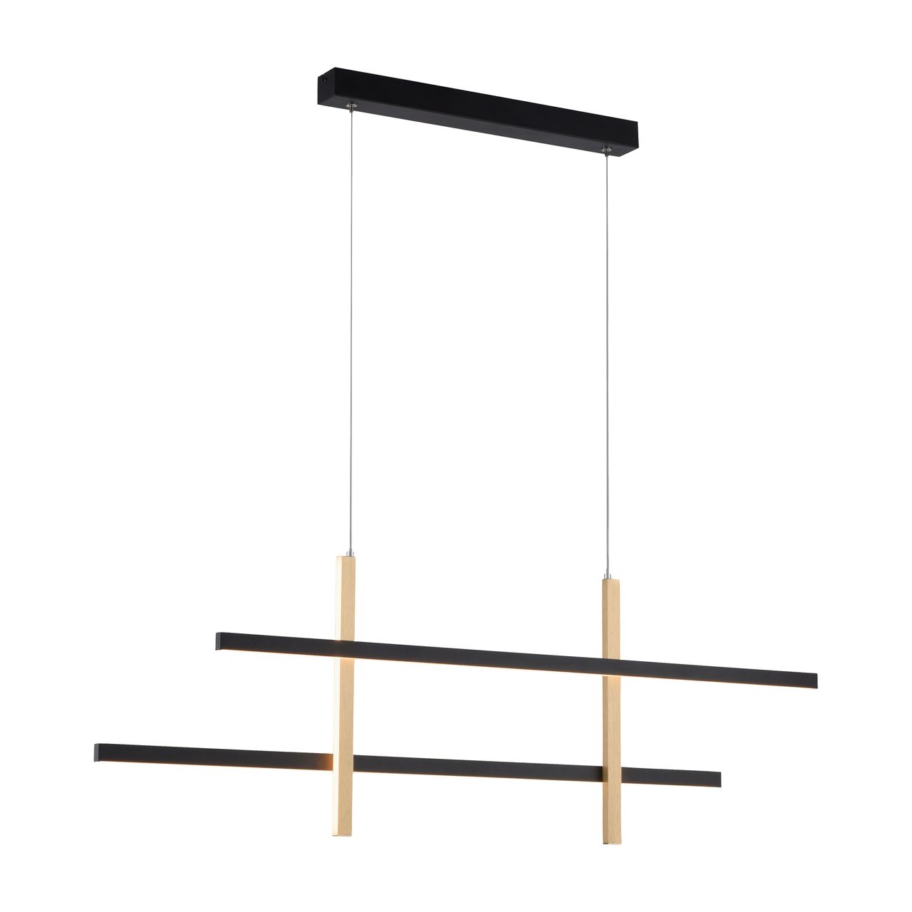 Paul Neuhaus LED Pendelleuchte BARRA, SimplyDim-Funktion, IP20, Schwarz