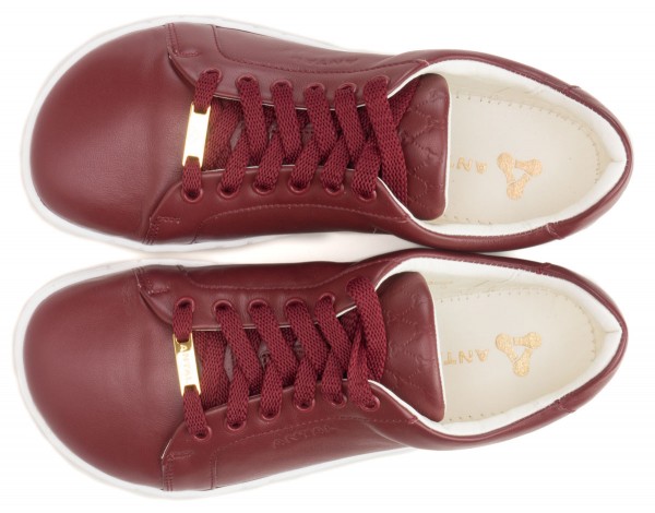 Antal ~ Amada Leder Sneaker ~ Burgunder