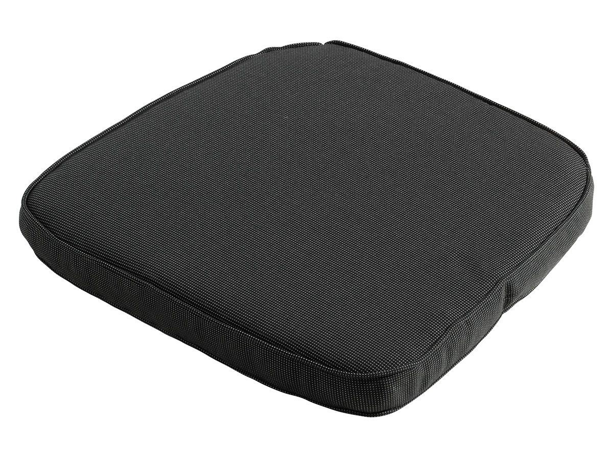 Madison Rib Black Wicker Universal Sitzkissen
