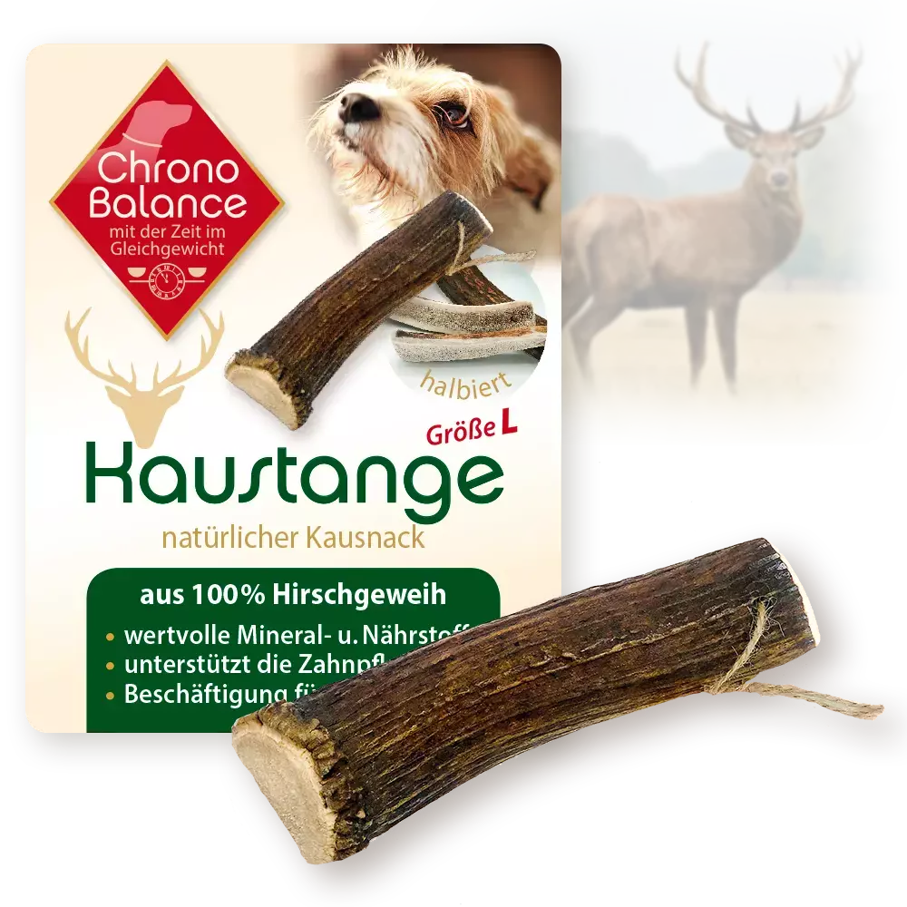 ChronoBalance Snacks ChronoBalance Rothirsch Geweihstange Halbiert 80 g