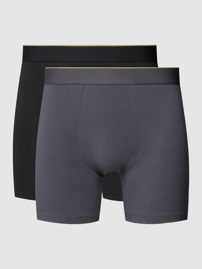 Trunks mit Strukturmuster in schwarz
