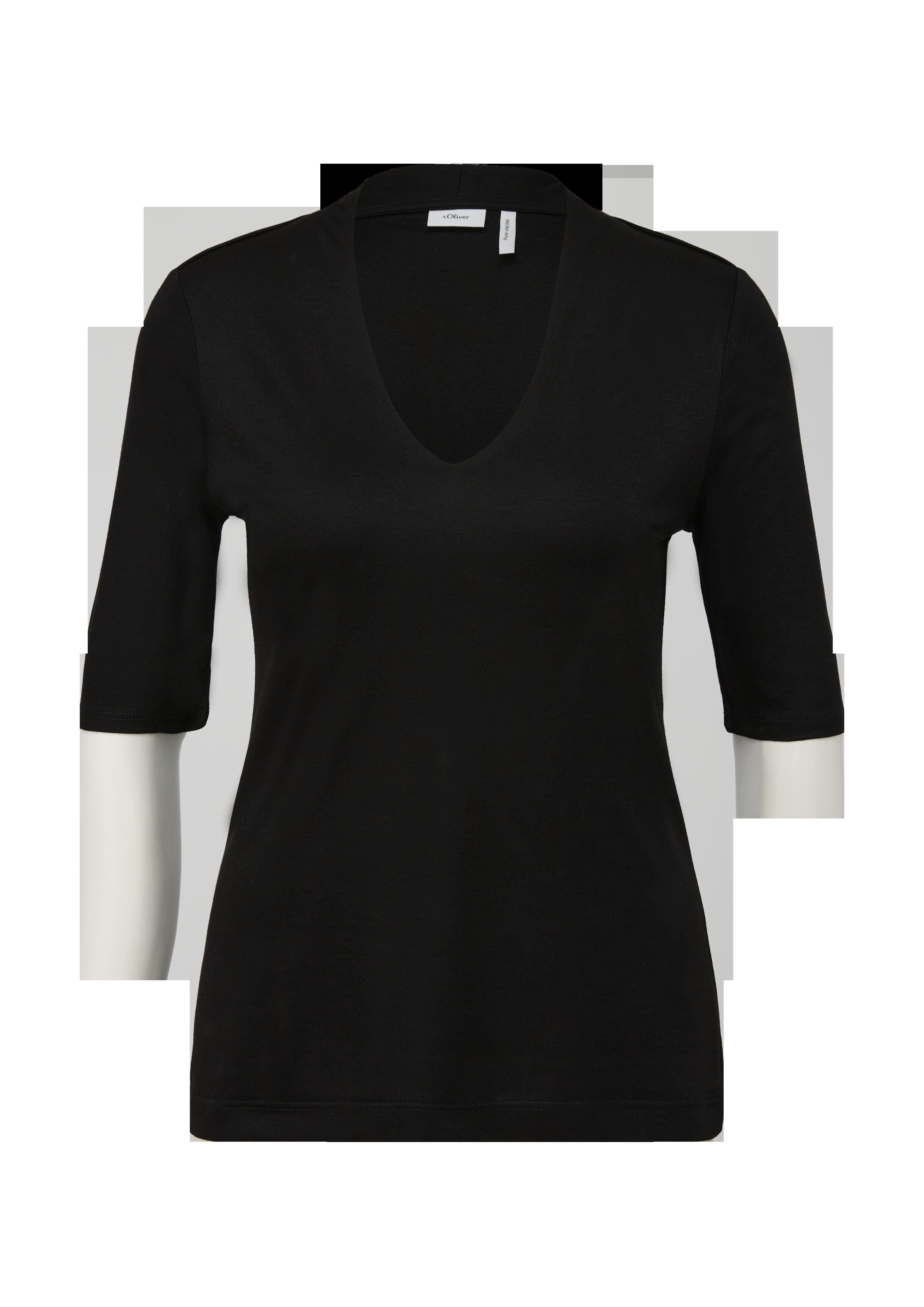 T-Shirt mit V-Ausschnitt  2122592-9999