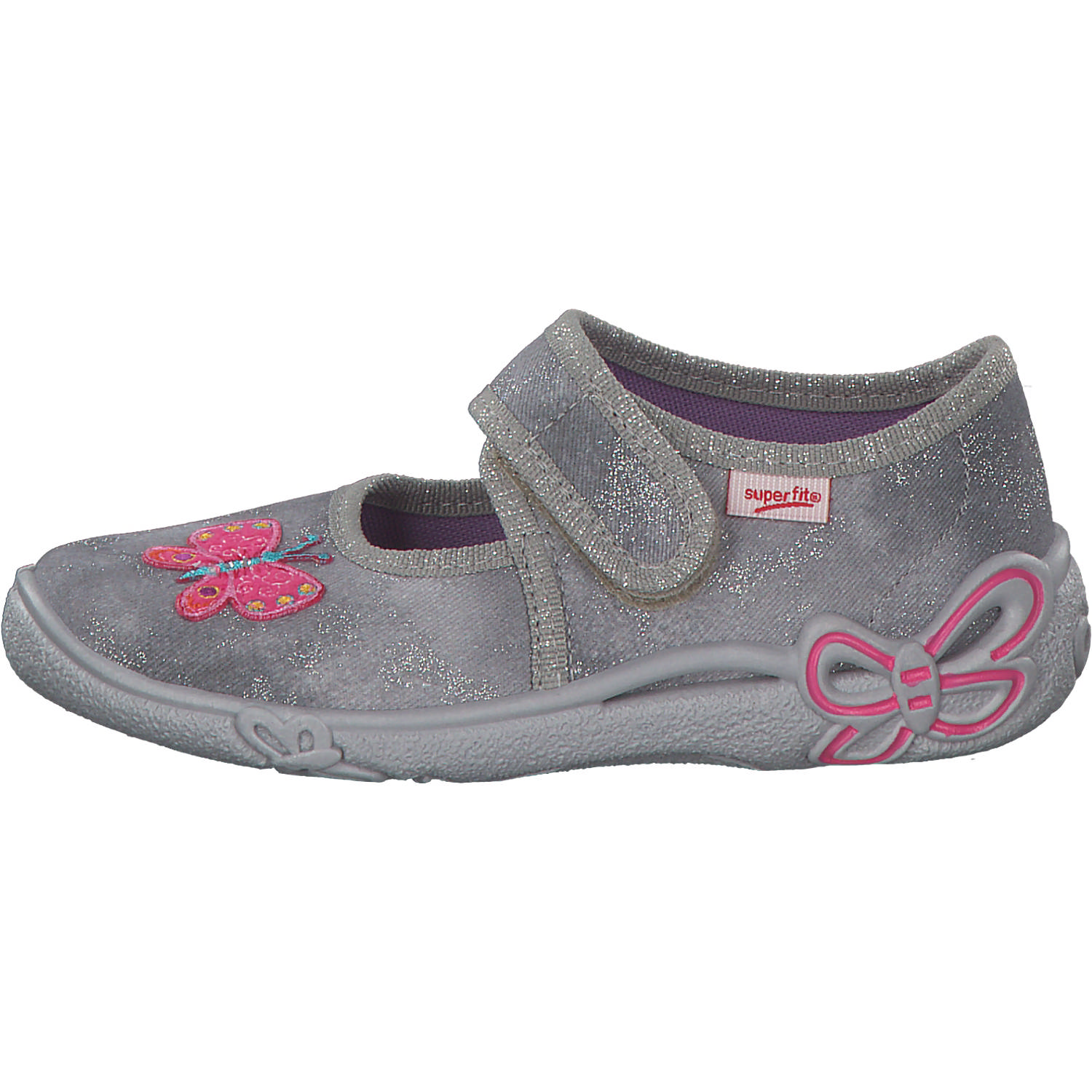Superfit BELINDA 00288, Hausschuhe, Kinder, Grau
