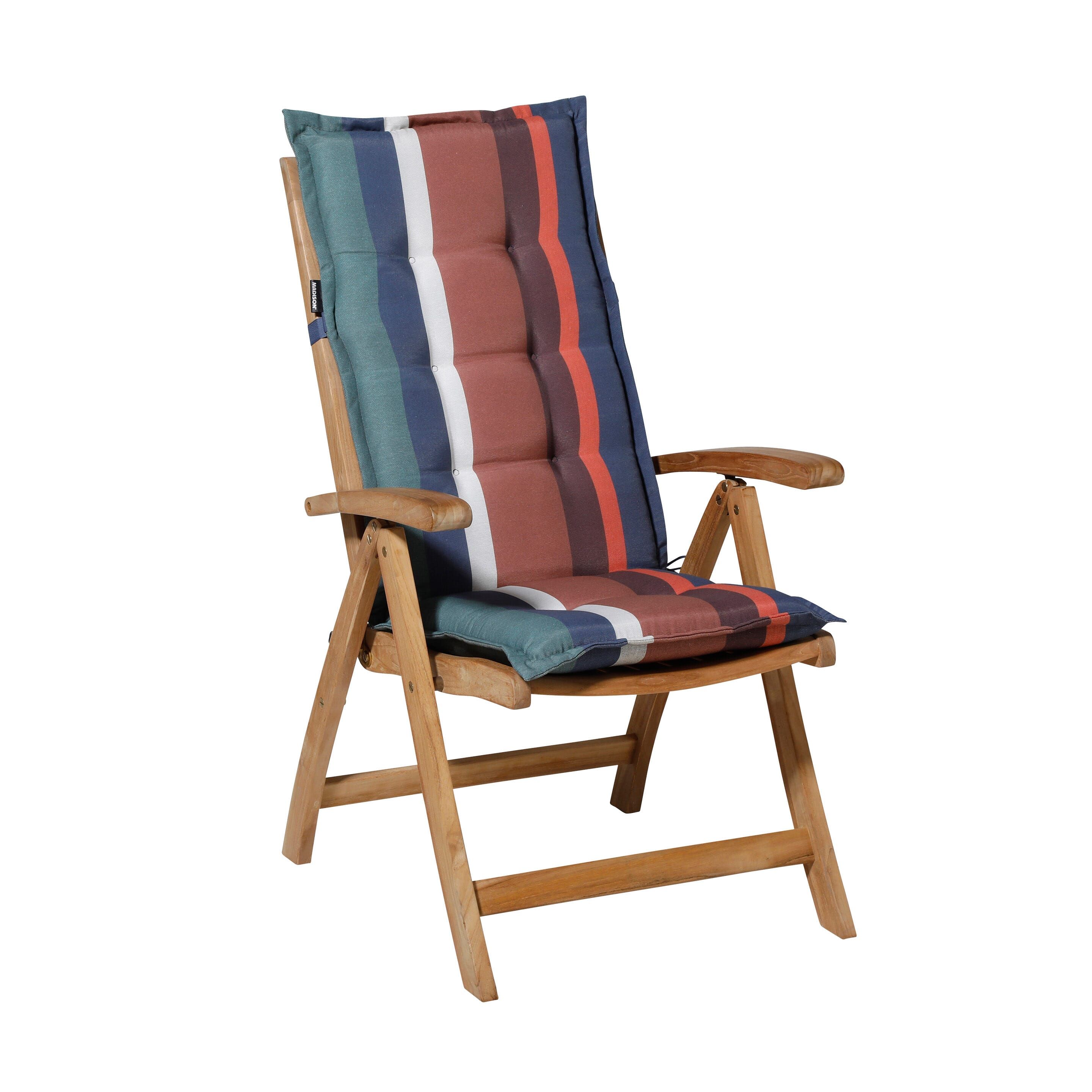Madison Stripe Blue 105x50 Kissen für niedrige Rückenlehne