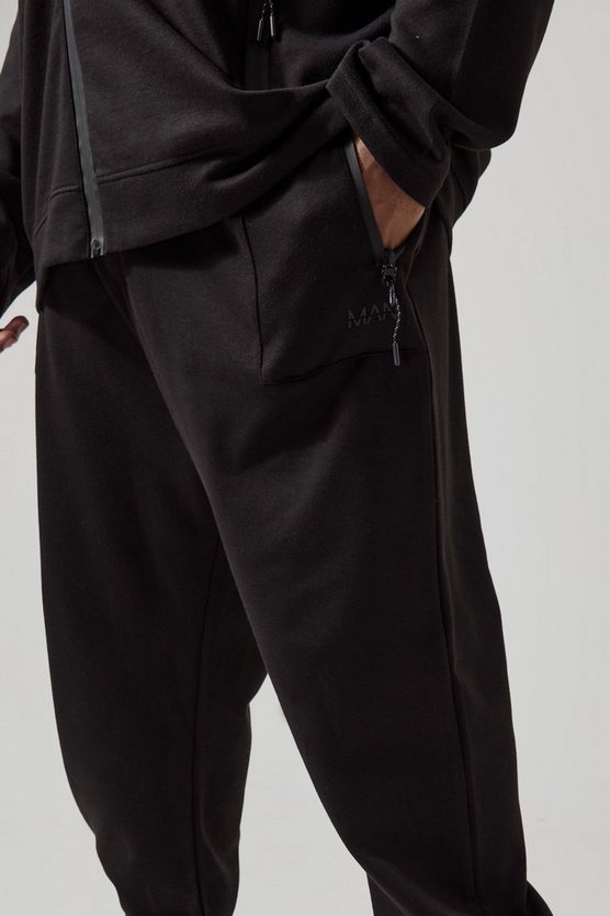 Plus Man Active Tech Jogginghose mit Reißverschluss