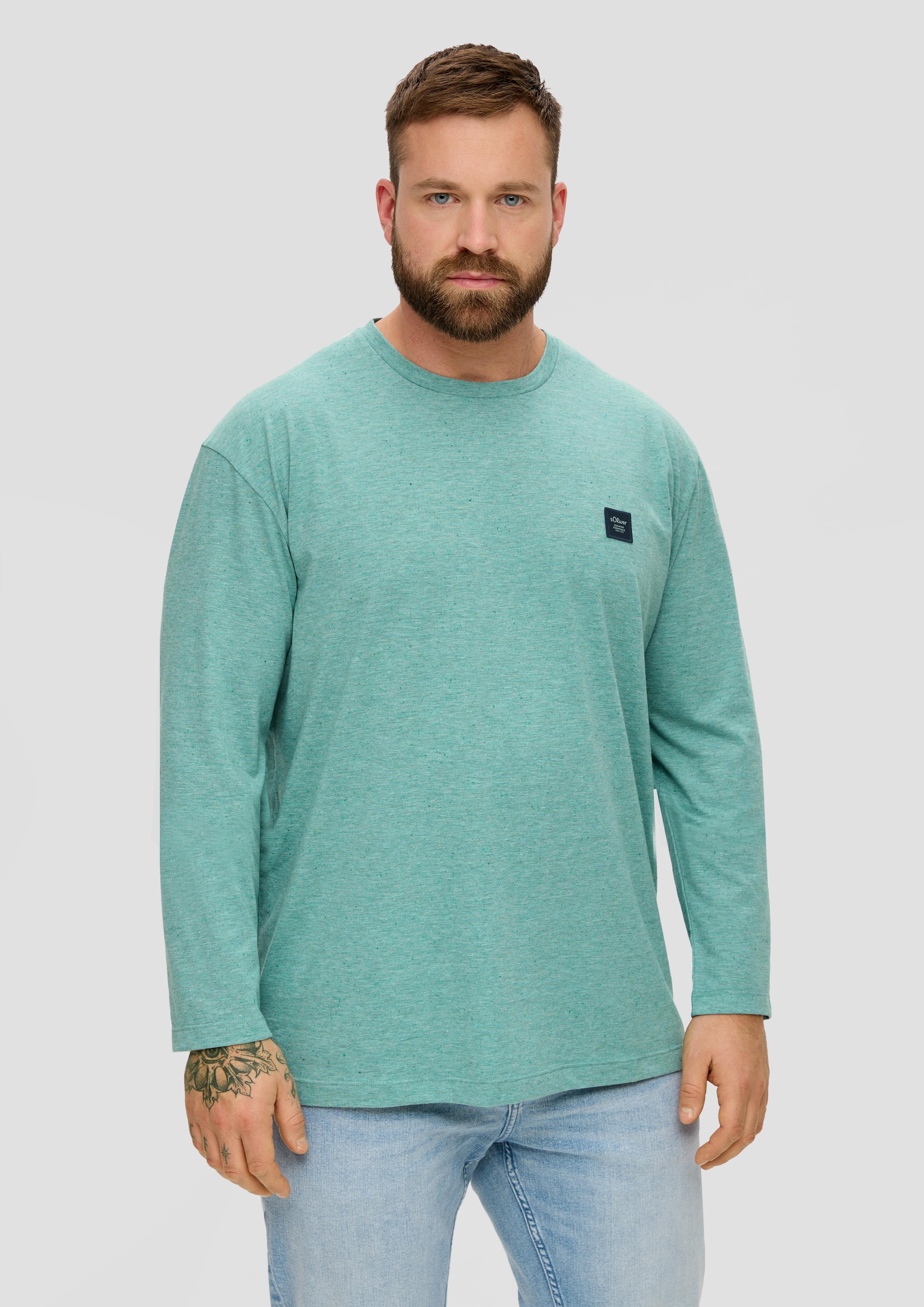 Meliertes Langarmshirt  2143396-65W2