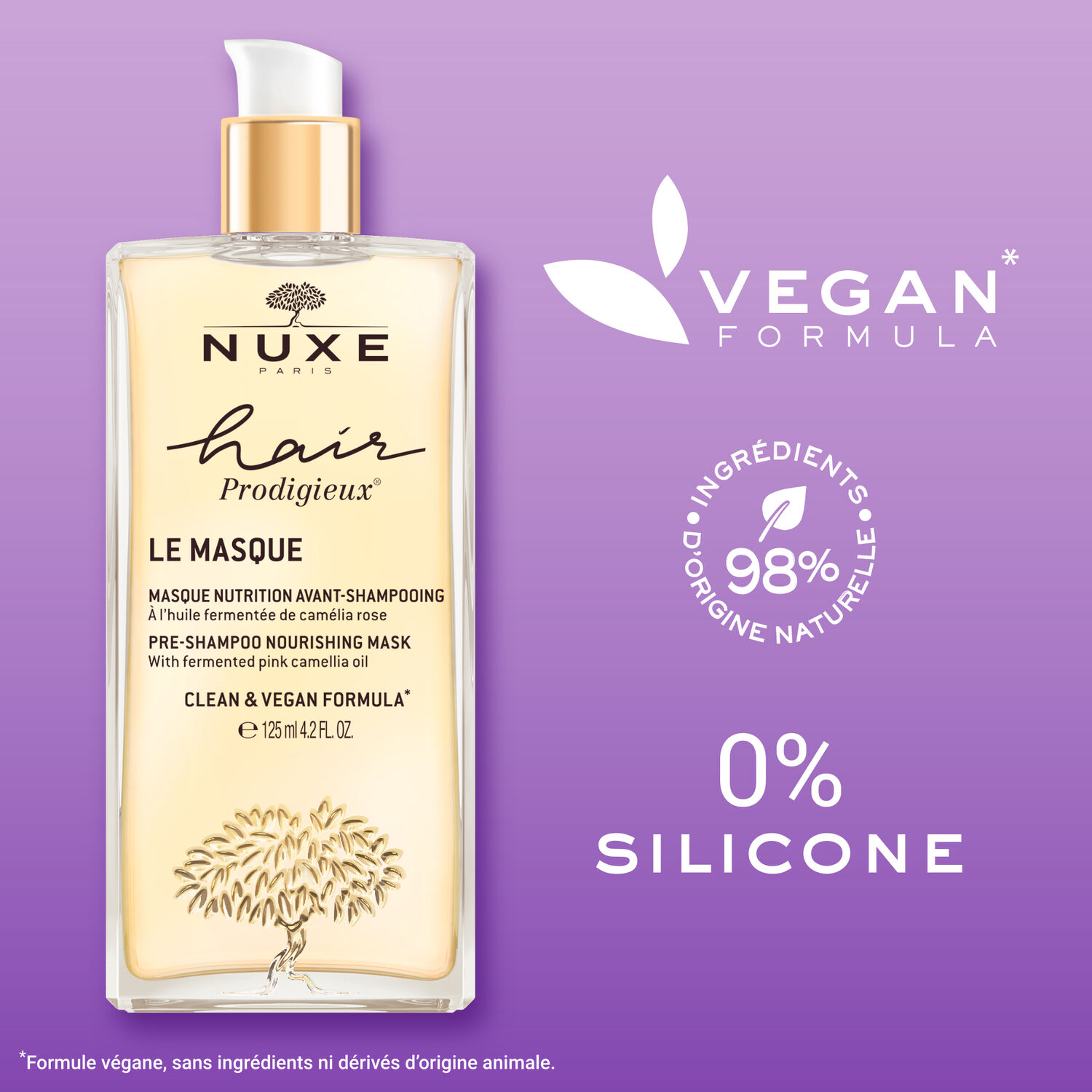 Nuxe Masque Nutrition Avant-Shampoing Hair Prodigieux® - Tous types de cheveux - 125ml