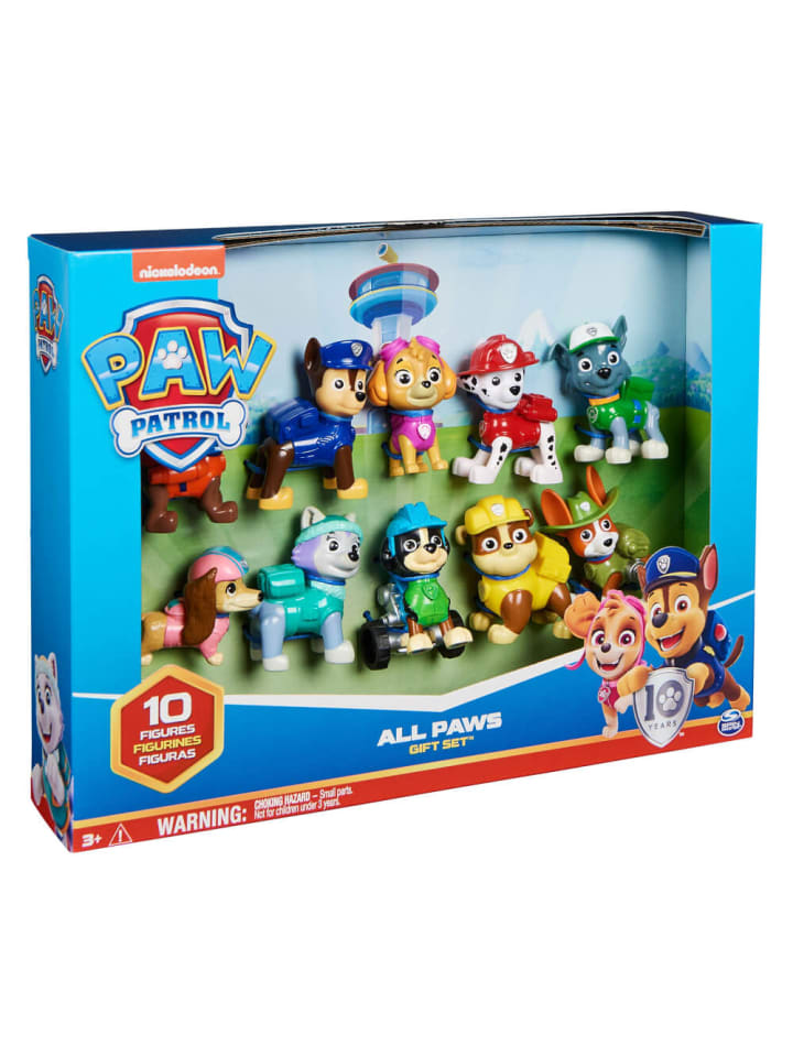 Paw Patrol Spielfiguren Action Pack Pups Set mit 10 Hundefiguren, ab 3 Jahre günstig kaufen onesize