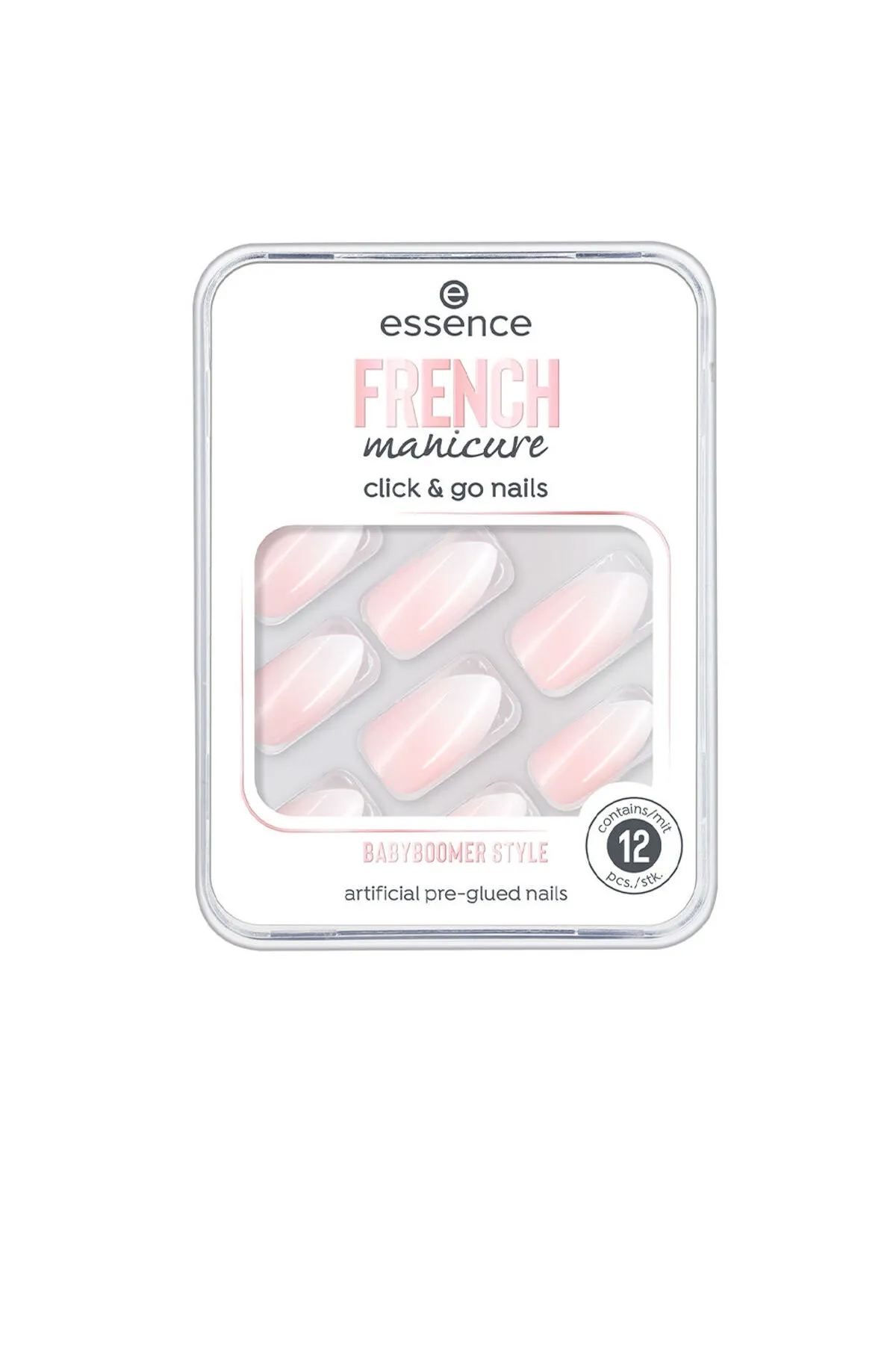 Essence  French Manicure Click & Go Nails Künstliche Nägel #02-Babyboomer Style