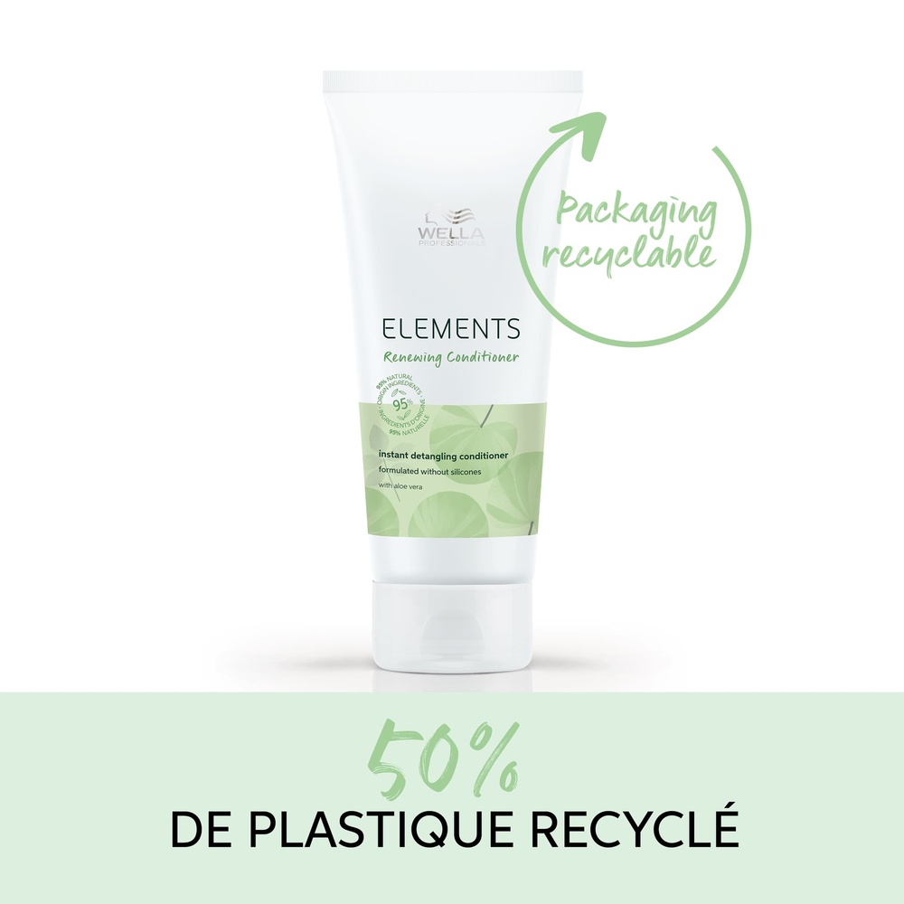 Wella Conditionneur Elements Conditionneur démêlant instantané pour tous types de cheveux