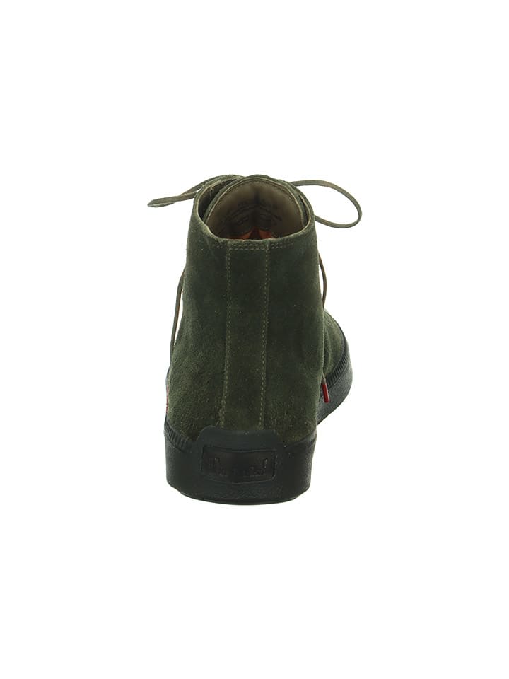Think! Leder-Boots in Khaki günstig kaufen