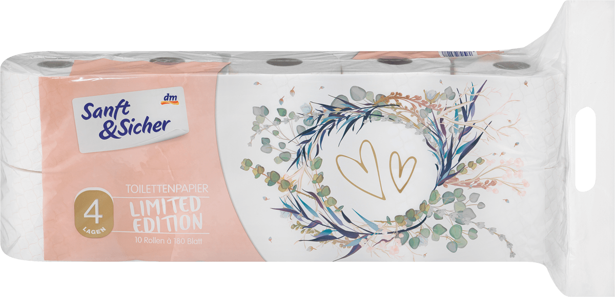 Toilettenpapier Design Edt. (10x180 Blatt), 10 St