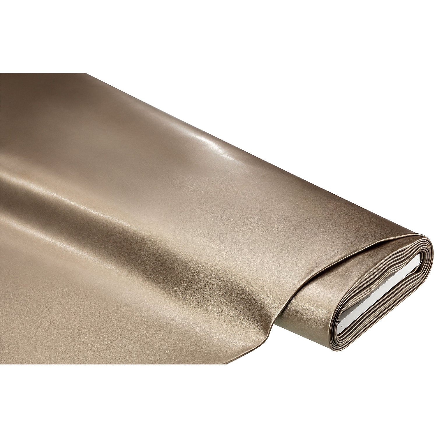 Glattes Kunstleder, bronze-metallic