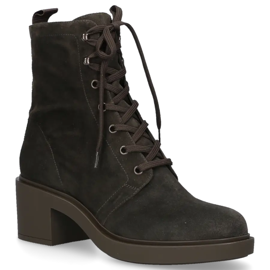 Gianvito Rossi - Stiefeletten FOSTER Veloursleder - grün