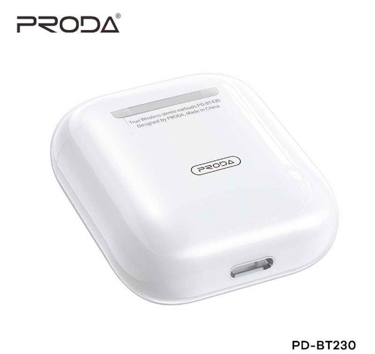 Remax Proda Kopfhörer Bluetooth 5.3 In-Ear Ohrhörer BT230 Bluetooth-Kopfhörer (Touch-Funktion, Touch-Funktion, Bluetooth, Batterieanzeige des Popup-Fensters, Ergonomisches Design)