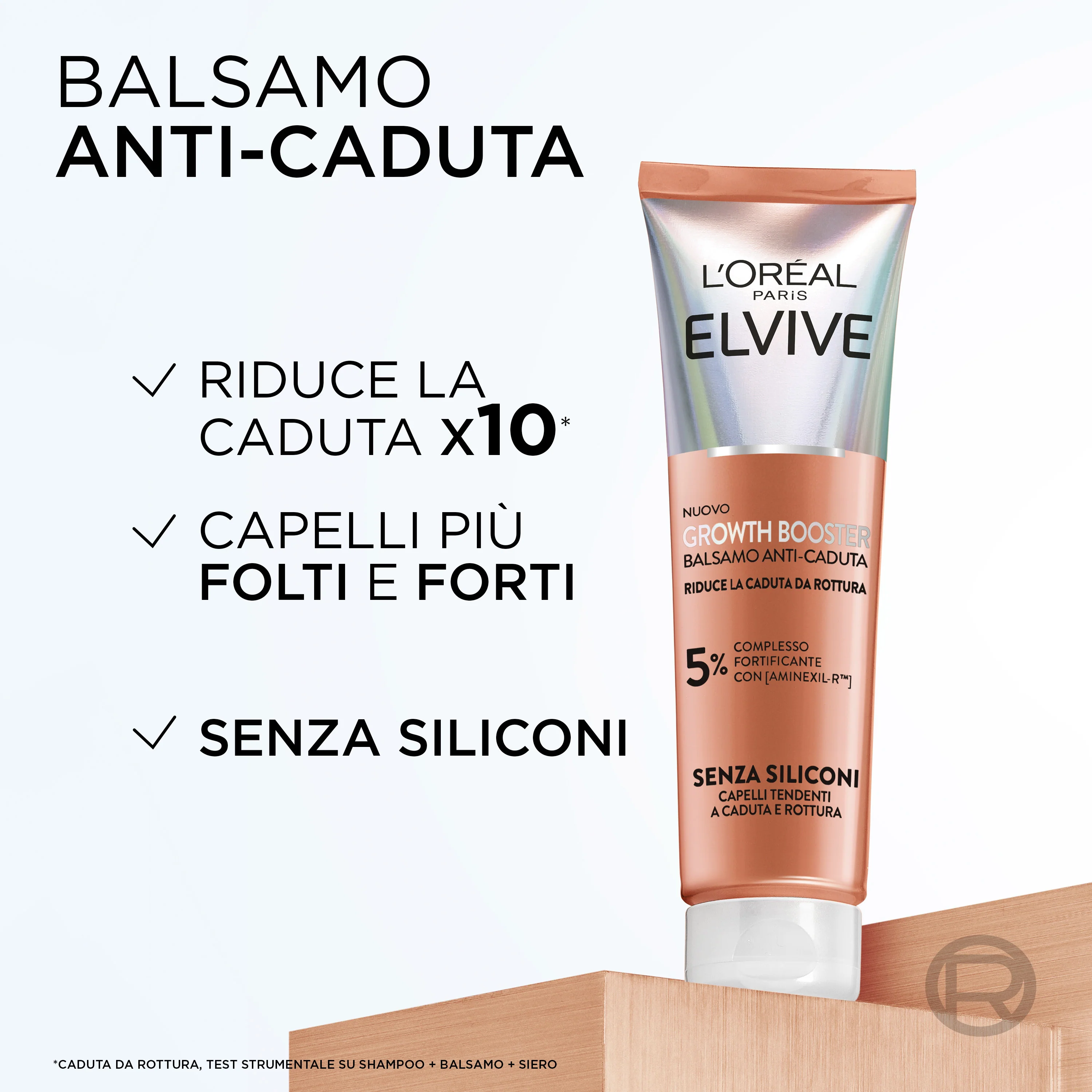 Balsam Elvive Growth Booster - Balsam pentru redensificarea părului, Balsam pentru întărirea părului, Tratament împotriva căderii părului