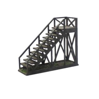 Wooden Palisade Stairs