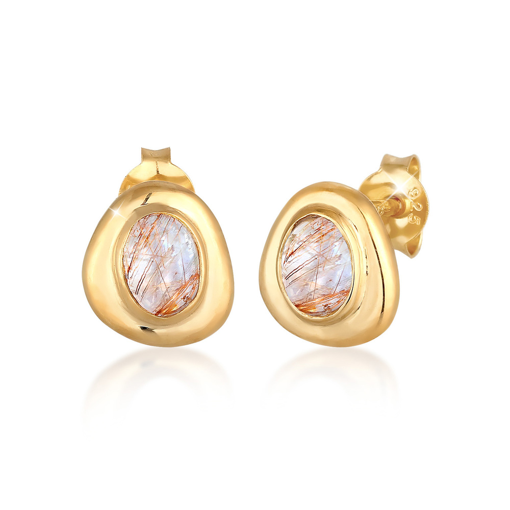 Elli PREMIUM Elli PREMIUM Boucles d'Oreilles Clous d'oreilles pour dames organique élégant ave Boucles d'oreilles