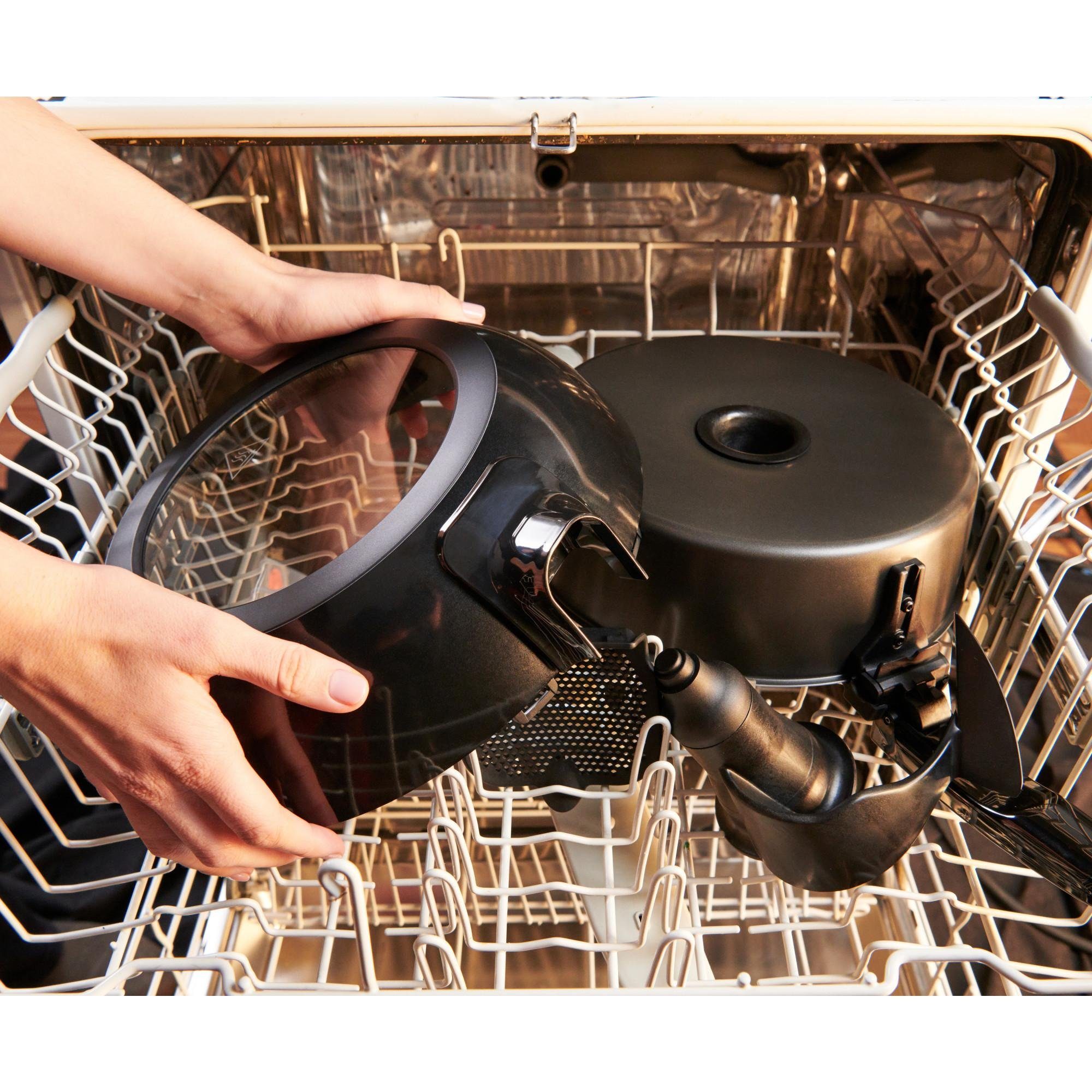 Tefal Heißluftfritteuse FZ 722815 ActiFry Extra, 1550 W, Kapazität: 1,2 kg, High Speed AirFlow, rotierender Rührarm, Wärmeisoliertes Gehäuse, Timer-Funktion