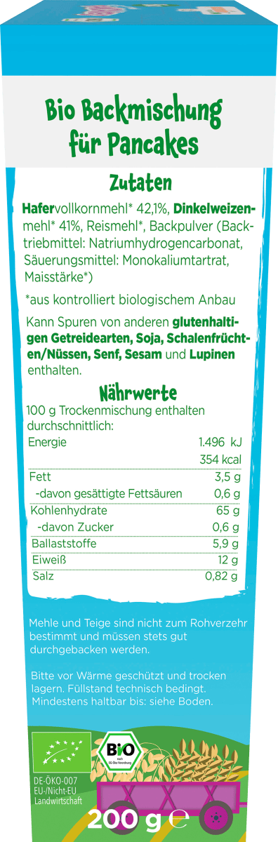 Backmischung Pancakes, ab 3 Jahren, 200 g