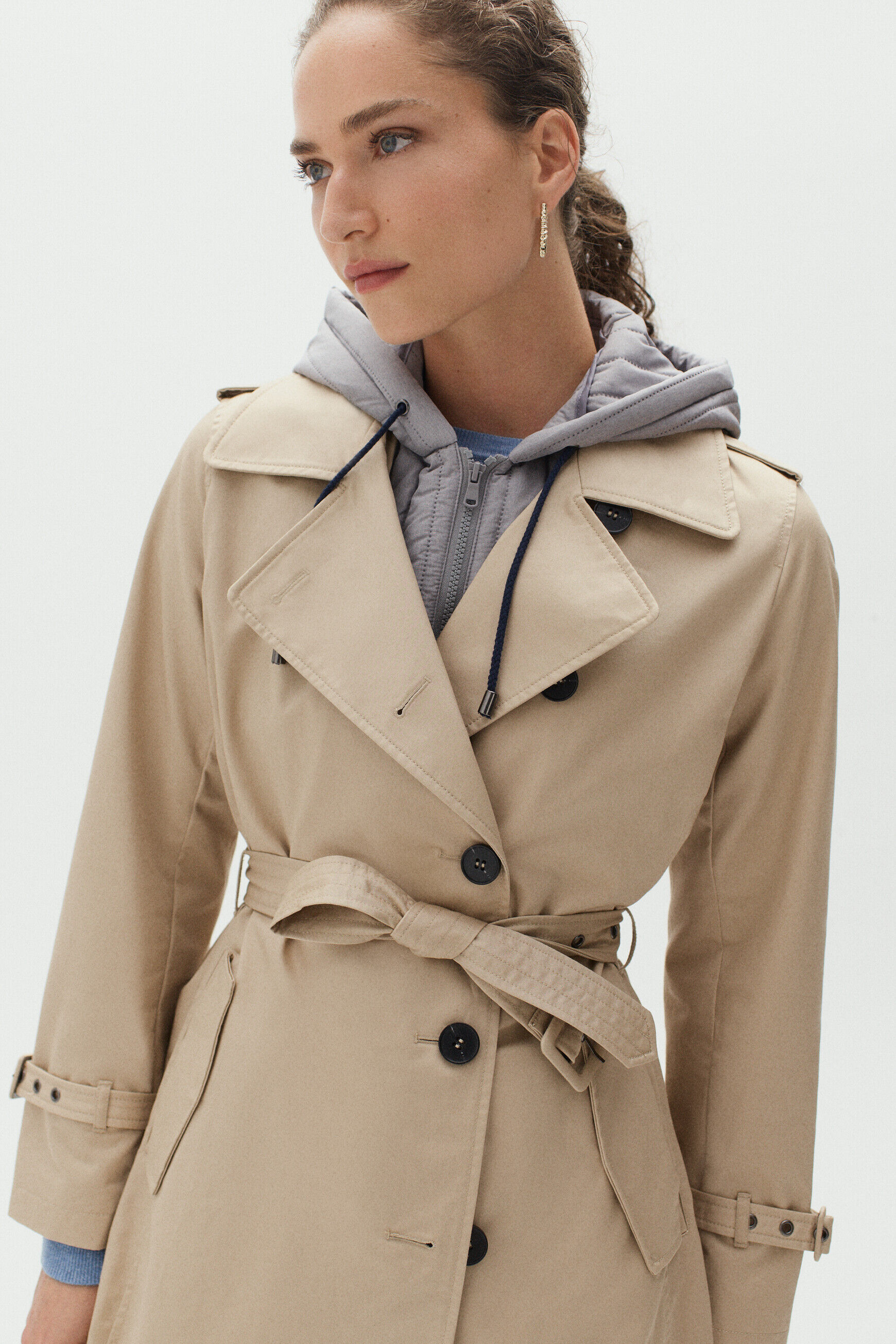 manteau brantome beige femme