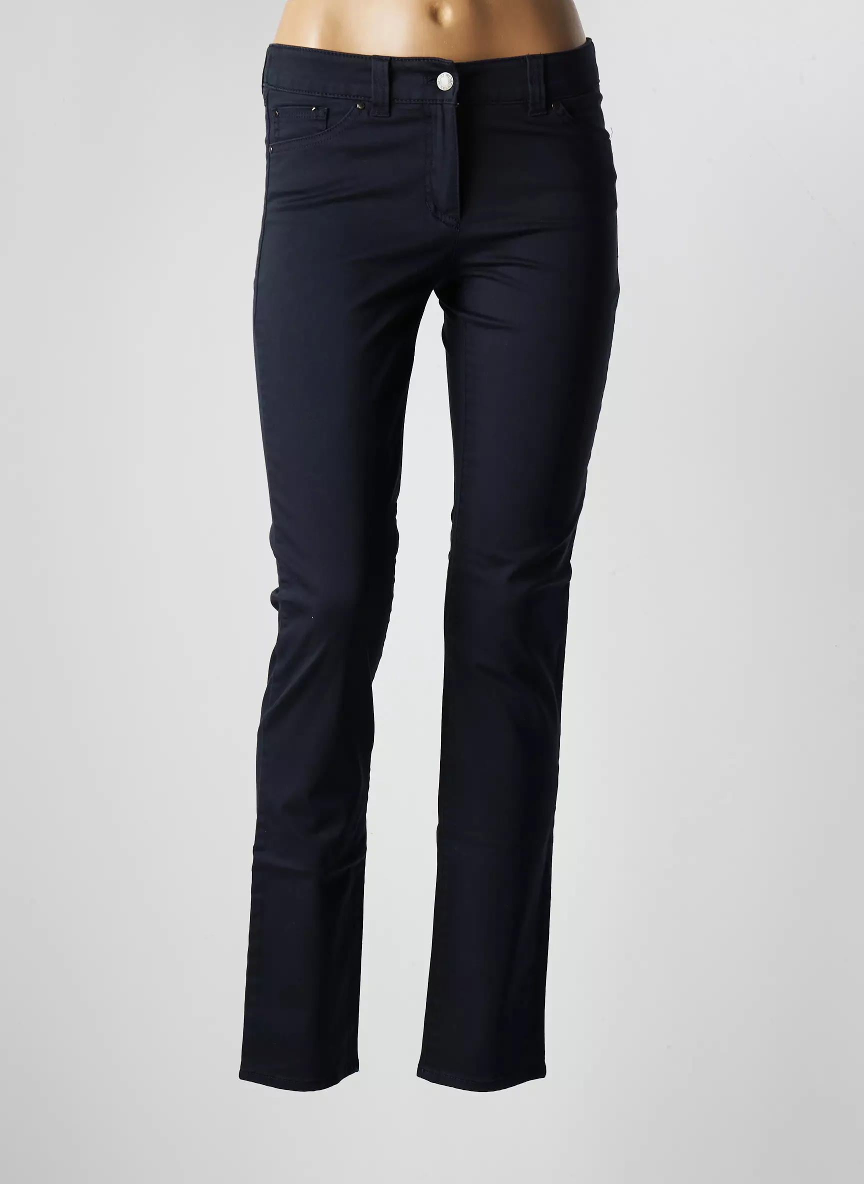 Gerry Weber Pantalons Slim Femme couleur bleu