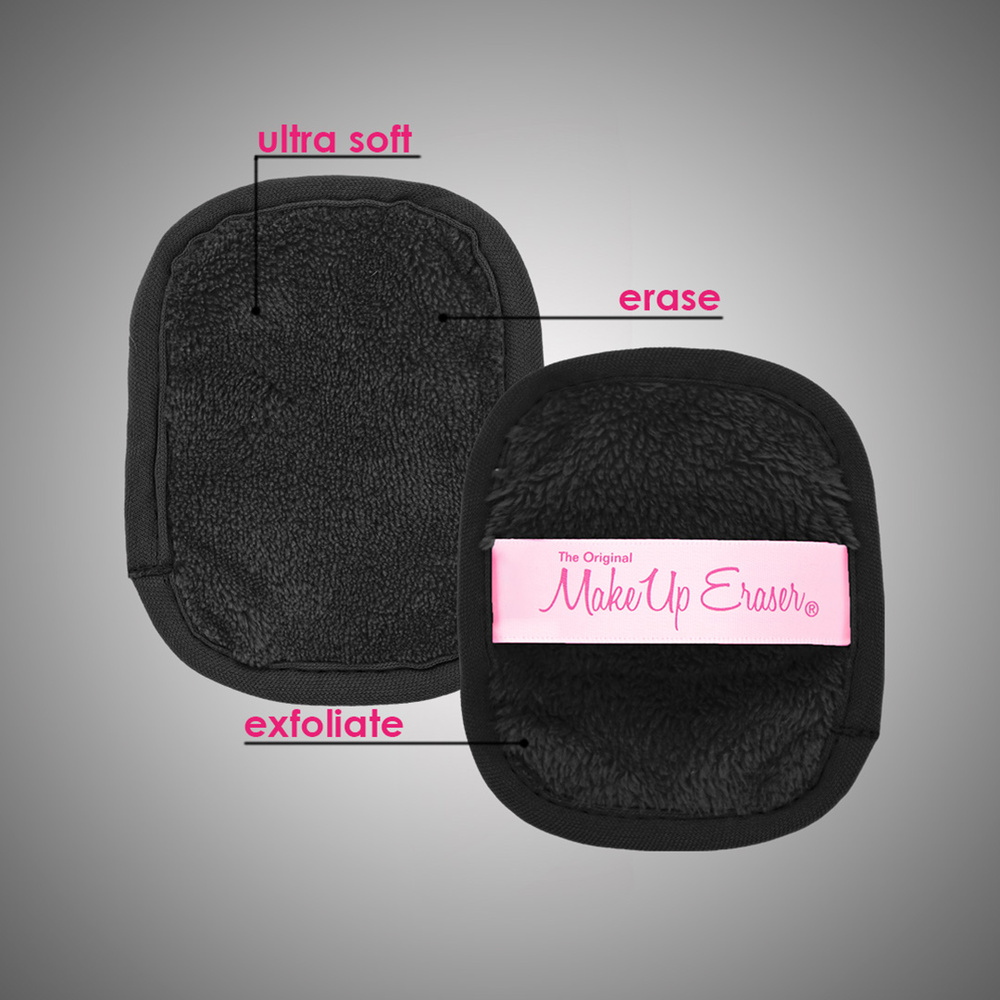MakeUp Eraser Chic Black 7-Day Set Serviette démaquillante réutilisable
