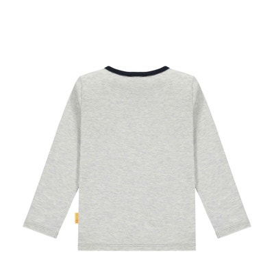 T-Shirt langarm, hellgrau für Jungs