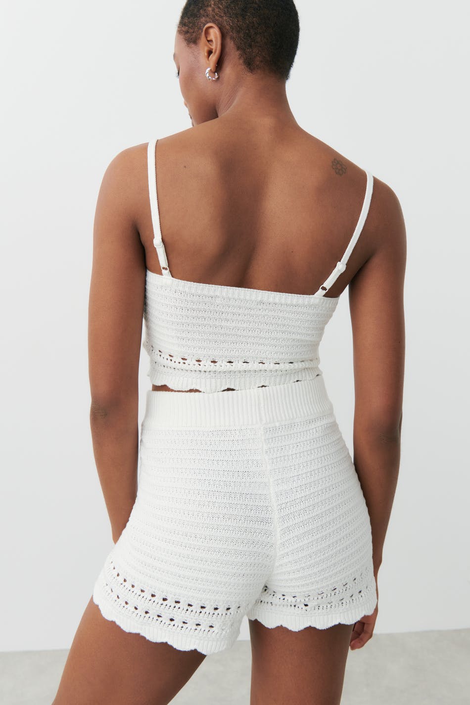Knitted shorts